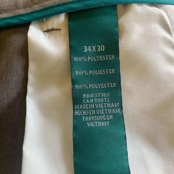 Men’s Dress Slacks 34 x 30 Cubavera - Picture 4 of 4